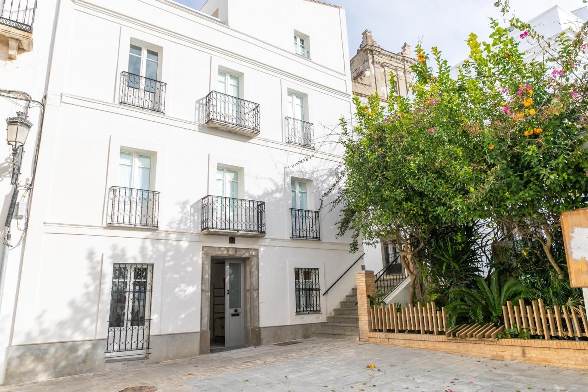 Апартаменты Casa Acua De Guzman - De Diseno, Casco Hist Тарифа Экстерьер фото